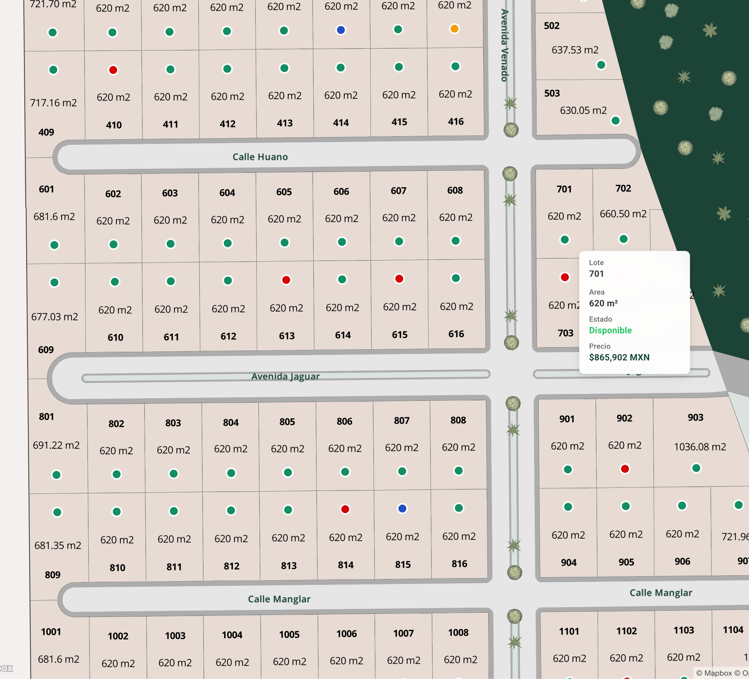 Mapio interactive masterplan