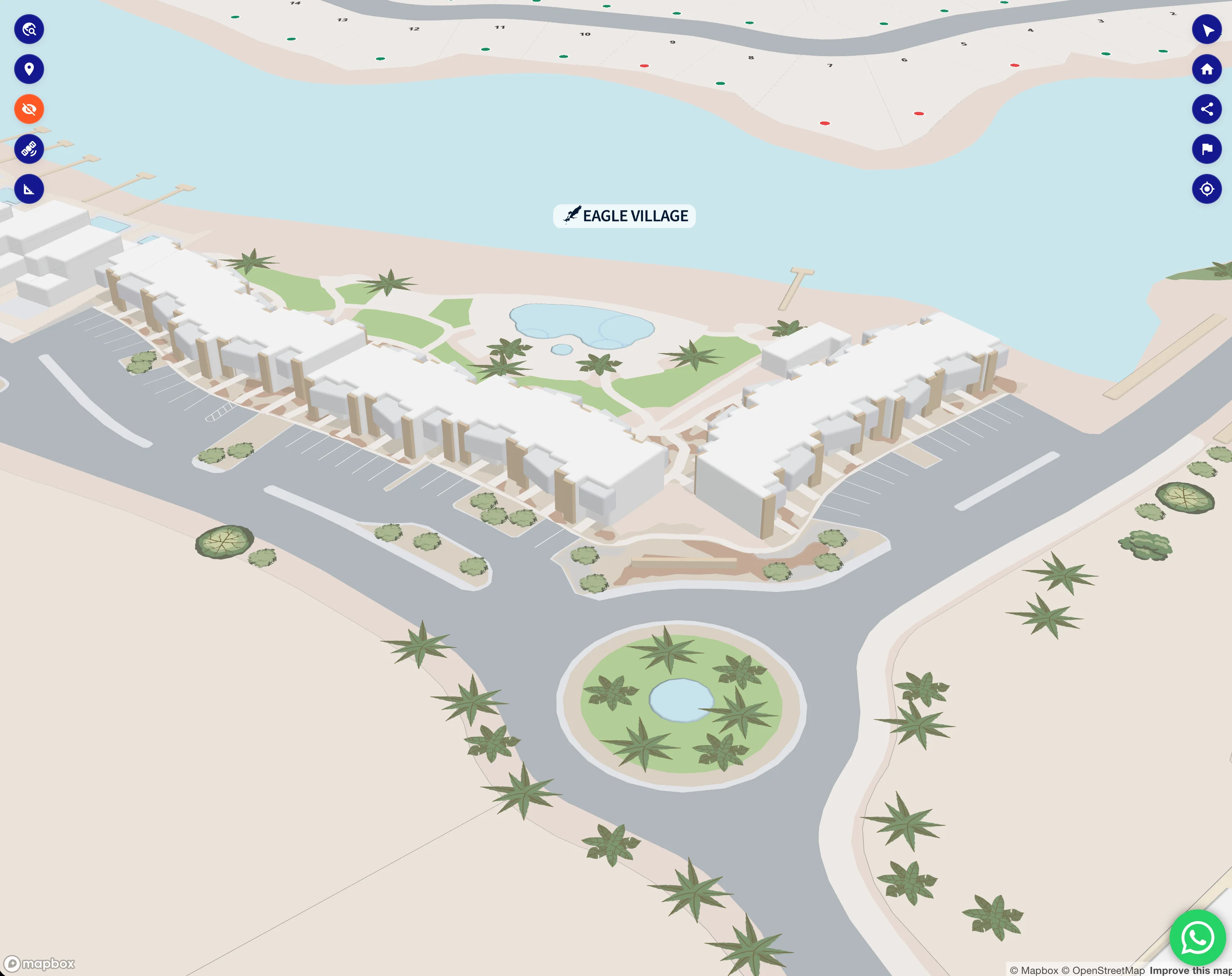 Mapio georeferenced map with filters