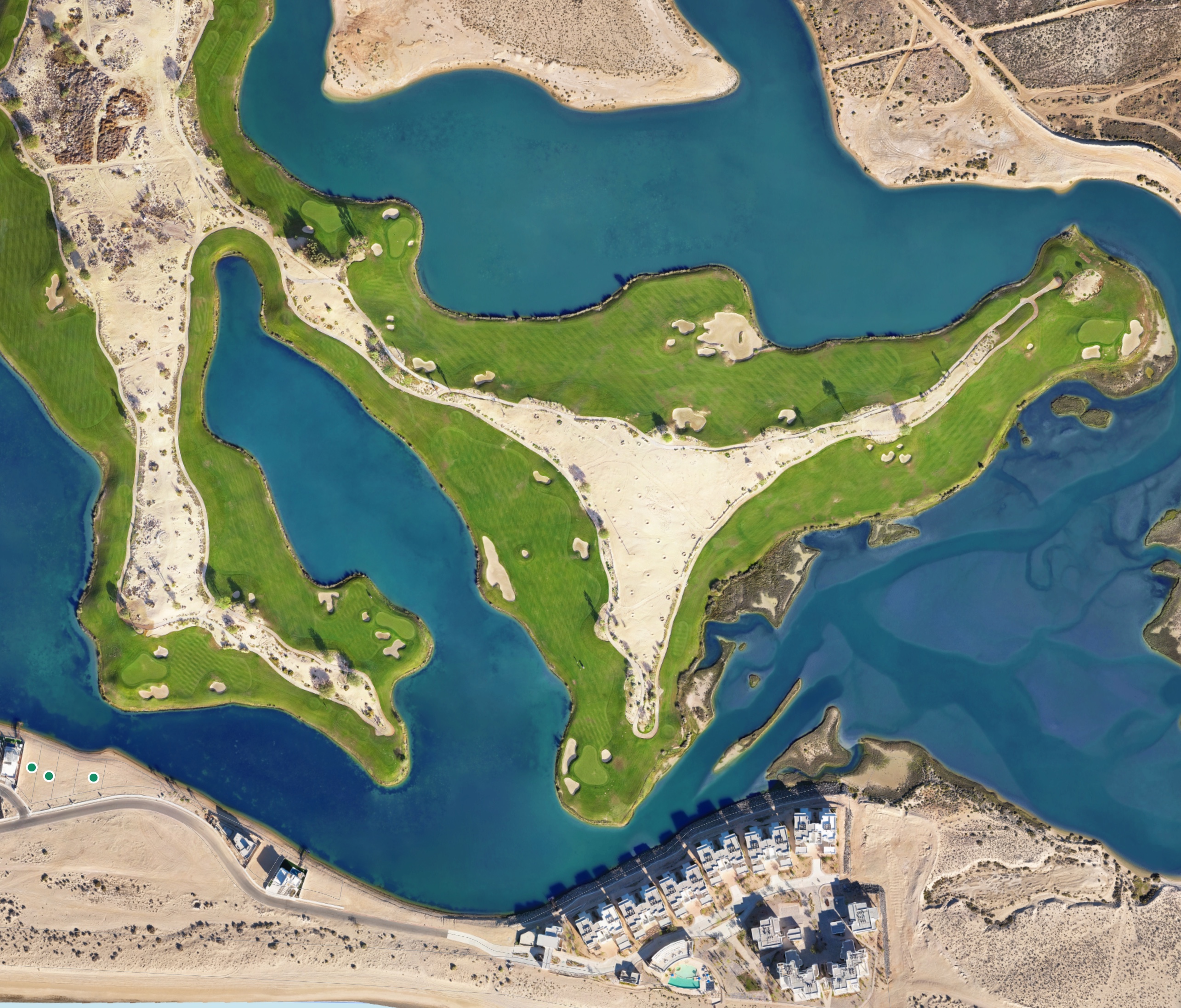 Mapio satellite view with lot overlay